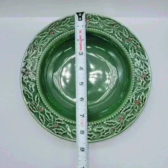 Set of 2 Christmas Berries by HAMPTON FORGE HOME Collectible Rim Soup Bowl - Picture 5 of 7